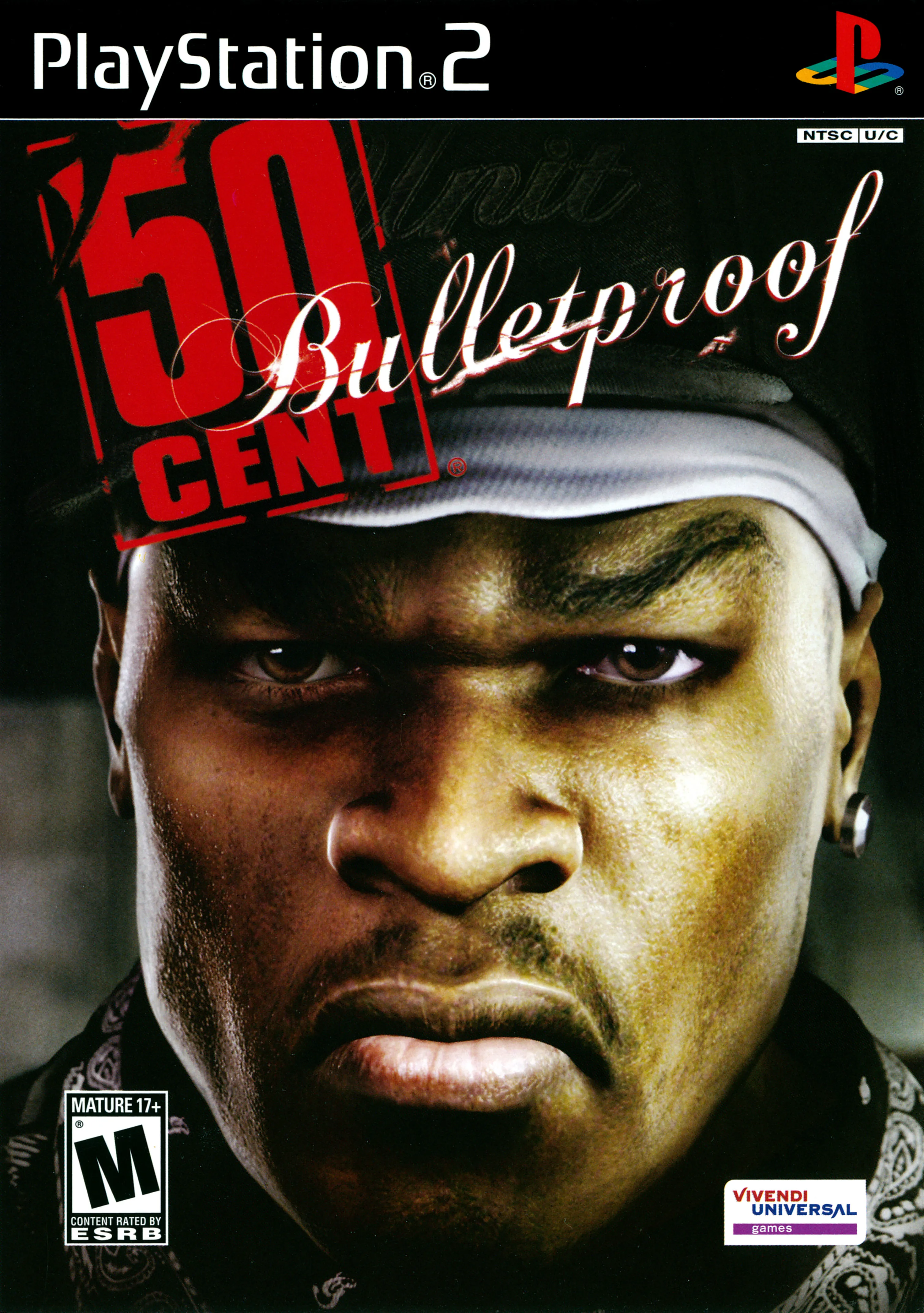 Capa do jogo 50 Cent: Bulletproof PS2