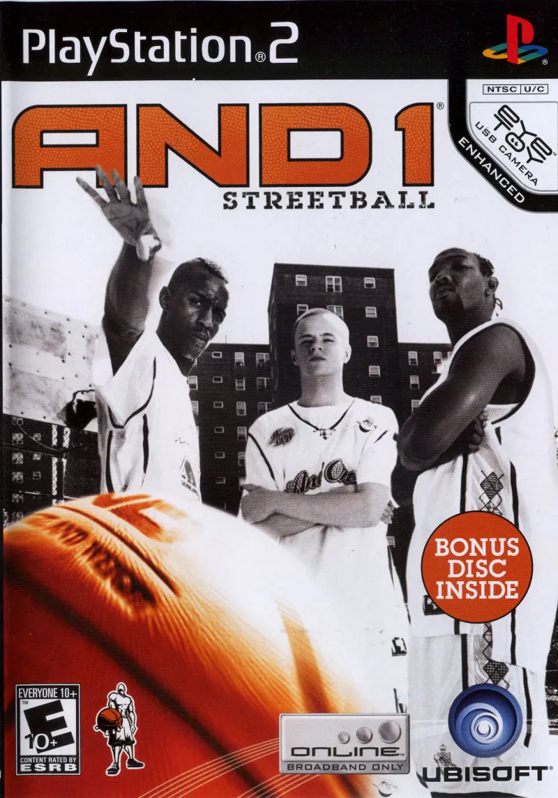 Capa do jogo AND 1 Streetball PS2
